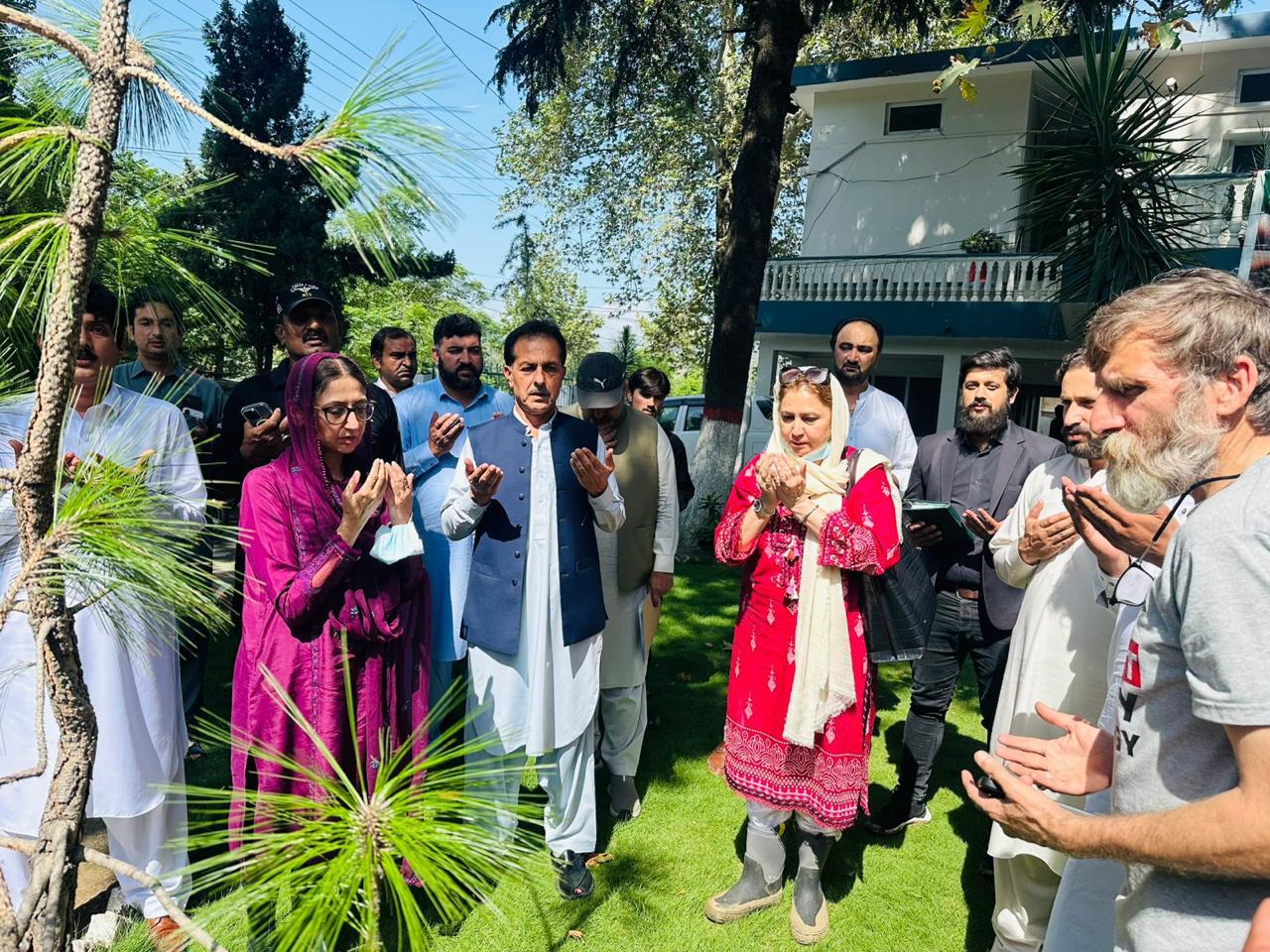 Minister Shizra Mansab Leads Sapling Plantation in Swat